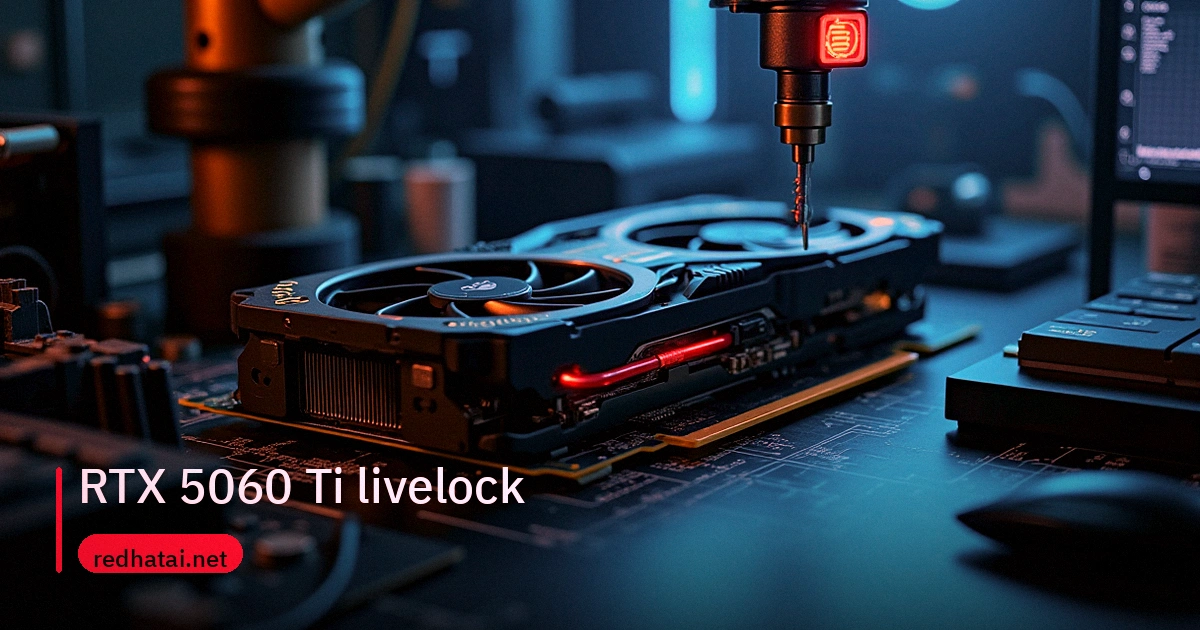 RTX 5060 Ti livelock: จับ sm 99% แต่ mem-util 0% แล้วแก้ที่ runtime ไม่ใช่ที่โมเดล