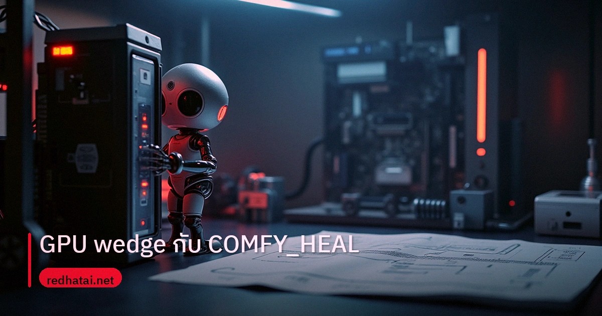 GPU wedge กับ COMFY_HEAL: สอน render pipeline ฟื้นตัวเองโดยไม่ต้องรอคนมากดรีสตาร์ท
