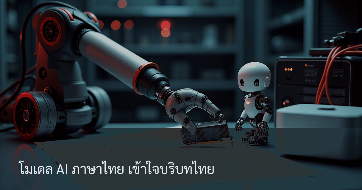โมเดล AI ภาษาไทย เข้าใจบริบทไทย